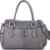 MASQUENADA, Cntmp, Damen Leder Henkeltaschen, Handtaschen, Boltbags, Mittelgrau, Grau, 29x23x10cm (B x H x T)