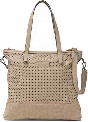 MIYA BLOOM, Damen Handtaschen, Schultertaschen, Umhängetaschen, Shopper, XL-Shopper, DIN-A4, 40,5 x 40,5 x 2,5 cm (B x H x T)