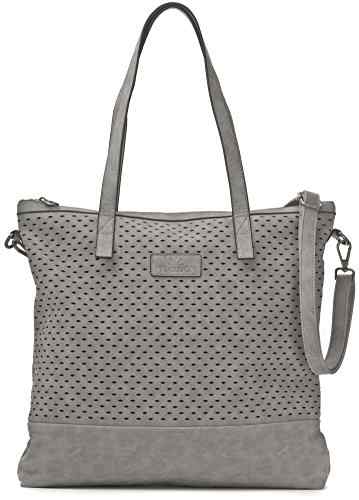 MIYA BLOOM, Damen Handtaschen, Schultertaschen, Umhängetaschen, Shopper, XL-Shopper, DIN-A4, 40,5 x 40,5 x 2,5 cm (B x H x T)