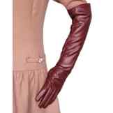 MORESAVE Damen Elbow lange Wärmer Handschuhe Abendkleid Driving Opera PU Leder Handschuhe