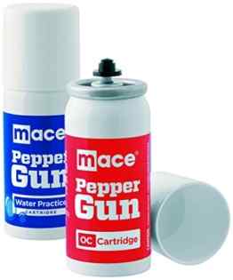 Mace Pfefferspray Wasser und OC-kartusche für Pepper Gun im Set, 204021