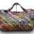 Made in Italy Damen Henkeltasche Schultertasche Shopper Bag Echt Leder Retro Vintage Geflochten Bunt