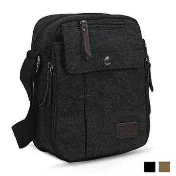 Messenger Umhängetasche Leinwand, KKtick Freizeit Schulter Messenger Bag Schultertasche Umhängetasche [Extremely Rugged Outback Wear] Sporttasche Reisetaschen, Handtaschen Günstig für Männer