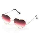Modische Retro Vintage herzförmige UV400 Sonnenbrillen Farbverlauf Sonnenbrillen für Frauen Damen