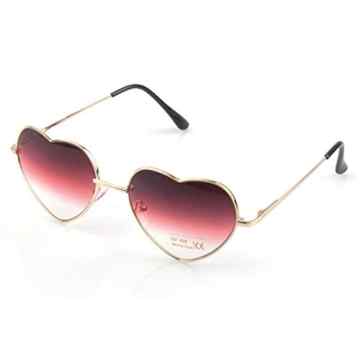 Modische Retro Vintage herzförmige UV400 Sonnenbrillen Farbverlauf Sonnenbrillen für Frauen Damen