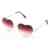 Modische Retro Vintage herzförmige UV400 Sonnenbrillen Farbverlauf Sonnenbrillen für Frauen Damen