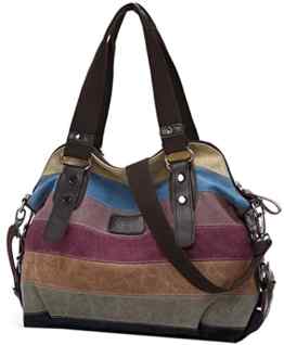 Molly Damen Canvas Schultertasche