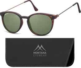 Montana Eyewear Sunoptic S33D Sonnenbrille in havanna, inklusive Softetui