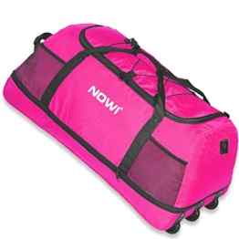 NOWI XXL 3-Rollen Reisetasche 100-135 Liter Volumen Rollenreisetasche platzsparend 81 cm mit Dehnfalte