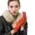 Nappaglo Damen Italienisches Lammfell Leder Handschuhe Touchscreen Winter Warm Langes Fleecefutter Handschuhe