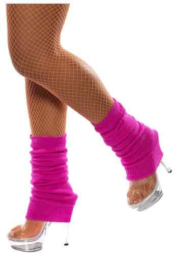 Neon Strickstulpen (Pink)
