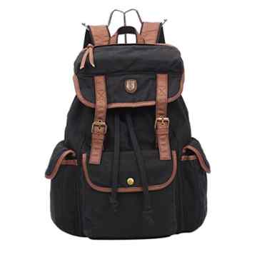 Neu Herren Damen Vintage Canvas Rucksack Retro Rucksack für Outdoor Sports Rucksack Uni Rucksack Universität