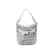 OBC DAMEN TASCHE SHOPPER METALLIC Henkeltasche Schultertasche Umhängetasche Handtasche Beuteltasche Hobo-Bag Handtasche