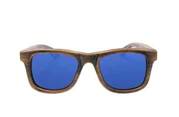 OCEAN SUNGLASSES – wood Victoria – lunettes de soleil polarisÃBlackrolles en Bambou – Monture : Noir – Verres : Revo Bleu (53002.0)