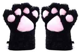 Odema Damen Cosplay Katzen-Tatze alle Abdeckung Handschuhe