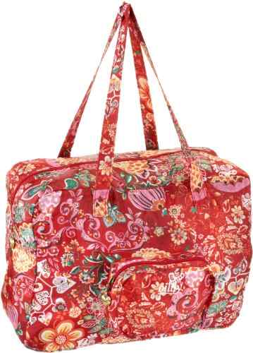 Oilily Painted Flowers Folding shopper Stone OCB0117-9000, Damen Shopper, grau (Stone 9000) 41 x 18 x 31