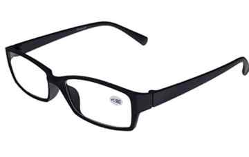 Oramics Trendige Lesebrille Wayfarer Lesehilfe in Schwarz, verschiedene Dioptrien