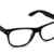 Oramics® Schwarze Retro Wayfarer Sonnenbrille Nerd Brille klar & schwarz