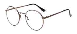Outray Retro B136 runde Metall klare Linse Brille