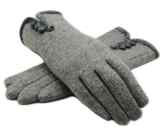 Outray warme Cashmere Winter Handschuhe Druckknopf Handschuhe Damen Fingerhandschuhe
