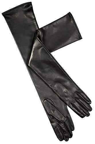 PARISI GLOVES – DAMEN HANDSCHUHE AUS LEDER 60 cm. LANG – SEIDE GEFÜTTERT – 16Pst