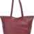 PHIL+SOPHIE, Cntmp, Damen Handtaschen, Shopper, Trend-Bags, Henkeltaschen, Leder Taschen, Weinrot, Bordeaux, 45x29x15 cm (B x H x T)
