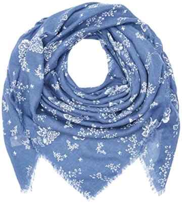 PIECES Damen Umschlagtuch Pcmolly Square Scarf PB, Blau (Niagara Niagara), One size