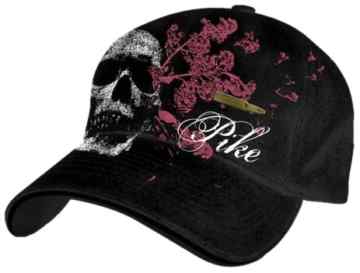 Pike,Skull & Bullet Flexfit, Schirmmütze