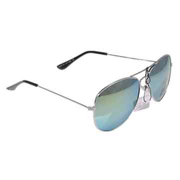 Pilotbrille Sonnenbrille Fliegerbrille Pornobrille mit Federscharnier verspiegelt in verschiedenen Farbe