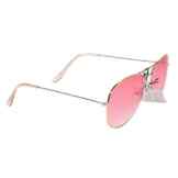 Pilotenbrille Sonnenbrille Fliegerbrille Pornobrille mit Federscharnier NICHT verspiegelt (Klar) in verschiedenen Farbe