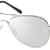 Pilotenbrille Sonnenbrille verspiegelt für schmale Kopfformen inkl. Feinzwirn Brillenbeutel