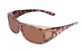 Polarisierte UV Sonnenüberbrille für Damen – Moderne Schildpatt