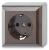 REV Ritter 051005677 PlanoLuxe braun Steckdose AP