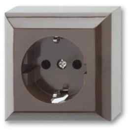 REV Ritter 051005677 PlanoLuxe braun Steckdose AP