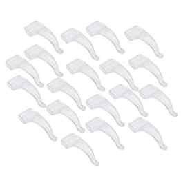 ROSENICE 20 Paar weiche Silikon Brillen Anti-Rutsch Ohrpolster (Transparent)
