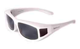 Rapid Eyewear Polarisiert Weiße Überbrille, die über die eigene Brille passt. Für Damen und Herren