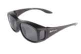 Rapid Eyewear Schwarze UV400 Polarisiert Sonnenüberbrille für Damen und Herren