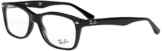 Ray Ban Brillengestell RX5228 2000 50-17 Wayfarer Stil, schwarz