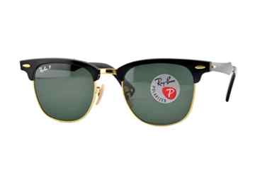 Ray-Ban Herren RB3507 Clubmaster Aluminum Retro Polarisiert Sonnenbrille 51 mm