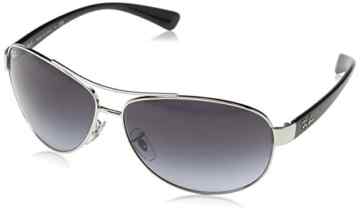 Ray Ban Sonnenbrille Metallic RB 3386 003/8G silber 67