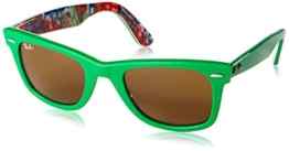 Ray Ban Unisex Sonnenbrille ORB2140 Gr. Medium (Herstellergröße: 50), Braun (Gestell: Havana, Gläser: Braun Klassisch 1186)