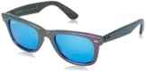 Ray Ban Unisex Sonnenbrille ORB2140 Gr. Medium (Herstellergröße: 50), Braun (Gestell: Havana, Gläser: Grün Klassisch 1185)