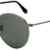 Ray Ban Unisex Sonnenbrille Round Metal, Gr. Medium (Herstellergröße: 47), Grau (Gestell: Gunmetal, Gläser: Grau Verlauf 029)