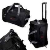 Reisetrolley Modell „BlackTravel-S“ 52cm Koffer Rolltasche Sporttasche 40l