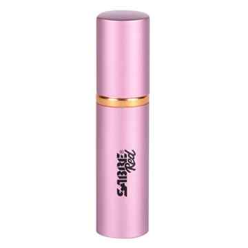 SABRE Red Lippenstift Pfefferspray – Polizeistärke – Diskret – Pink – 10 Sprühstöße und 3 Meter Reichweite