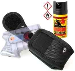 SDG Spezial-Holster für Guardian Angel 2/3 im Set mit 40ml Dragon BlackCap Pfefferspray