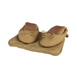 SEGUE 23535_002_TAN Ballerinas, Flats, Ballet Flats, Damenschuhe, mit Tasche, Gr. 36-37