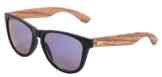 SHINU Wooden Wayfarer-Sonnenbrille UV400 bunten Flash-Spiegel-Objektiv-Holz Brillen-Z6100