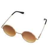SODIAL (R) Braun Hippie Runde Specs Sonnenbrillen Fancy Dress
