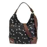 STELLA HOBO BAG Shopper Tasche Sterne Stars Canvas 42×33 (LxH)